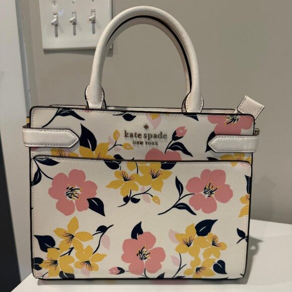 Kate Spade Margaux Large Satchel – Floral Print - Picture 1 of 4